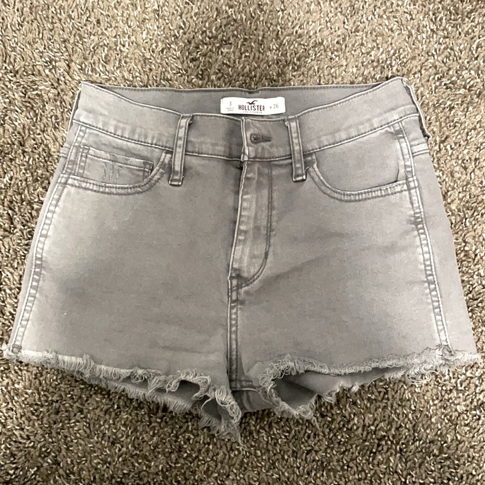 Grey Hollister Jean Shorts